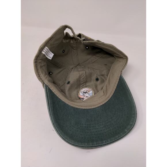 Australian Golf Strapback Hat Brown & Green Embroidered Koala Logo Spell Out - Picture 8 of 10